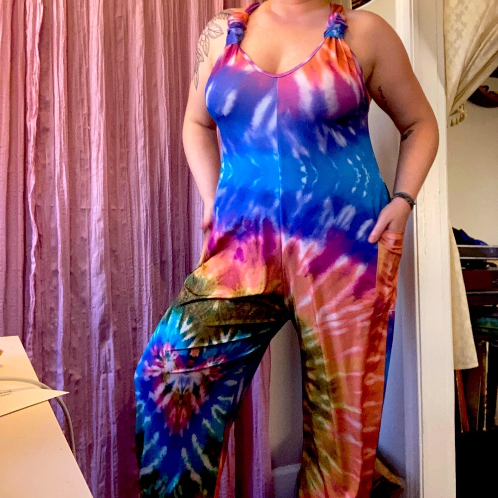 Tie dye jumpsuit